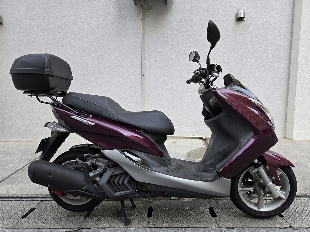 155cc】ヤマハ マジェスティS 紫：沖縄レンタルバイクのインリンク